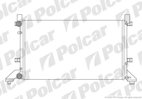 Радиаторы охлаждения - Polcar 957108B1