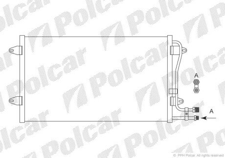 Skraplacz klimatyzacji - Polcar 9571K8C1S