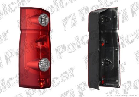 Lampa tylna - Polcar 9572871E