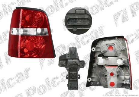 Lampa tylna - (1T0945095C) Polcar 9578870E