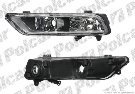 Lampa p/mgielna-przedni - (3AA941661F, 3AA941661A) Polcar 95D129E