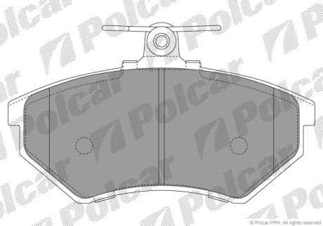 Klocki hamulcowe - Polcar S700004