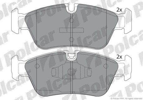 Klocki hamulcowe - Polcar S700032