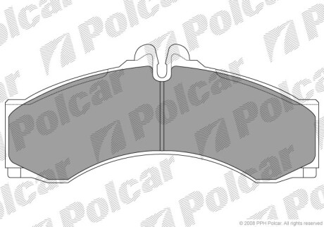 Klocki hamulcowe - Polcar S702022