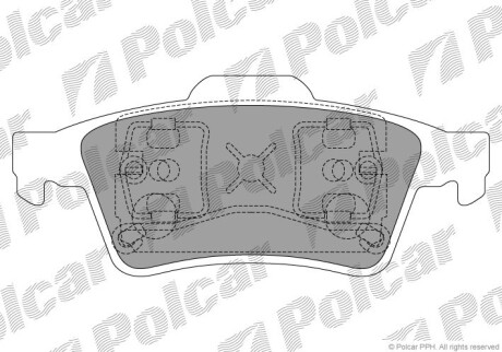 Klocki hamulcowe - Polcar S702025