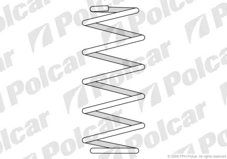 Sprezyna zaw.-przуd - (8200304229) Polcar ST392966