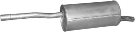 Central silencer Dacia Logan Combi POLMO / 02.10 - (6001549415, 6001549416) POLMOSTROW 0210 (фото 1)