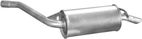 Rear silencer Ford Sierra 87-92 1.6 HB POLMO / 08.367 - (1677931, 6118542, 6118913) POLMOSTROW 08367