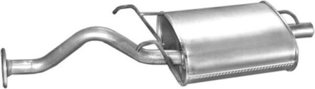 Rear silencer Honda Concerto 89-95 1.5i kat POLMO / 09.96 - POLMOSTROW 0996