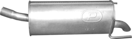 Rear silencer Opel Kadett D 79-84 1.0S/1.2S/1.2N kombi POLMO / 17.14 - POLMOSTROW 1714