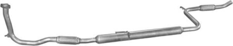 Front silencer Toyota Carina II 2.0D 87-92 POLMO / 26.55 - POLMOSTROW 2655