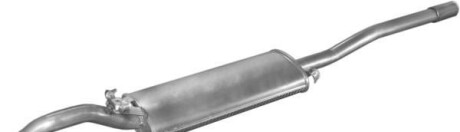 Rear silencer VW Jetta 1.3/1.6 89-92 POLMO / 30.45 - POLMOSTROW 3045