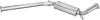 Central silencer Lancia Kappa 2.0i.e.20V kat 94- POLMO / 32.38 - (60611438, 60612650) POLMOSTROW 3238 (фото 1)