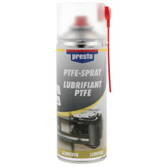 Мастило тефлонове PTFE-Spray -50 ° С/+ 250 ° С (217753/) 400мл. - Presto 306338