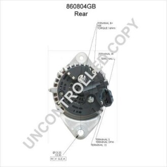 Фото 7 - Автомобільний генератор PRESTOLITE ELECTRIC 860804GB