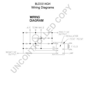 Фото 8 - Автомобільний генератор PRESTOLITE ELECTRIC BLD3314GH
