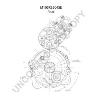 Фото 7 - Автомобильный стартер PRESTOLITE ELECTRIC M105R3504SE