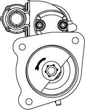 Фото 2 - Автомобильный стартер PRESTOLITE ELECTRIC M93R3004SE