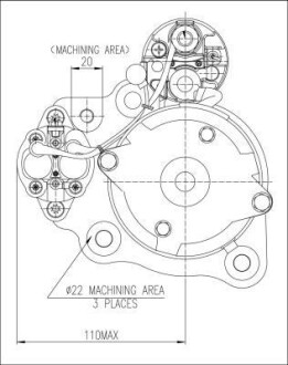 Фото 7 - Автомобильный стартер PRESTOLITE ELECTRIC M93R3059SE