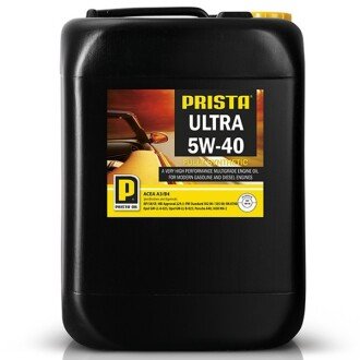 Моторное масло Ultra 5W-40, 20 л - PRISTA P060265