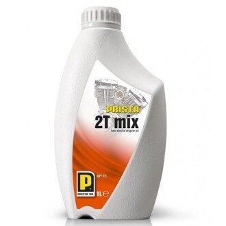 2T Mix 1л Моторна олива для мотоциклів мопедів бензопил 2-тактних мінеральна - PRISTA PRIS 2T MIX 1L (фото 1)