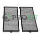 Фильтр салона угольный Hyundai/Kia/Mobis Accent 00-05 Getz 01- комплект 2 шт - (976171C000, 976171C000AT, 976171C001) PROFIT 1521-2121 (фото 1)