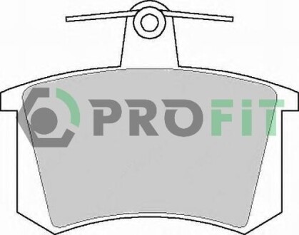 Комплект гальмівних накладок, дискове гальмо - PROFIT 5000-0222
