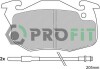 Комплект гальмівних накладок, дискове гальмо - (405035, 425032, 425033) PROFIT 5000-0393 (фото 1)