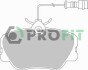 Комплект гальмівних накладок, дискове гальмо - (0004209920, 0014200720) PROFIT 5000-0415 (фото 1)