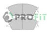 Комплект гальмівних накладок, дискове гальмо - (45022SA6600, 5810122A00, 5810124A00) PROFIT 5000-0435 (фото 1)