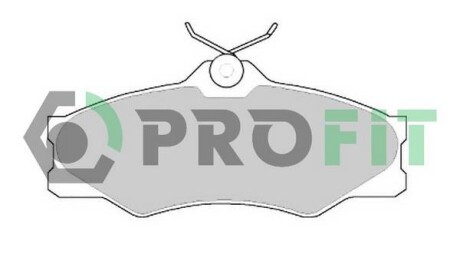 Колодки дискового тормоза - ((251698151C, 251698151F)) PROFIT 5000-0517