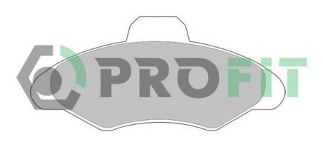 Комплект гальмівних накладок, дискове гальмо - PROFIT 5000-0617
