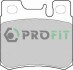 Комплект гальмівних накладок, дискове гальмо - (0014209520) PROFIT 5000-0644 (фото 1)