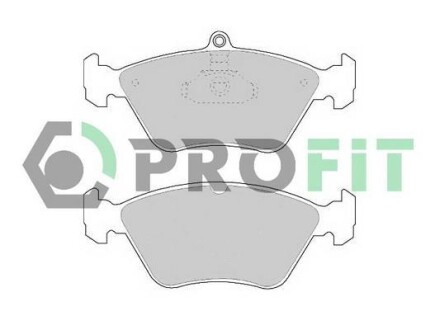 Комплект гальмівних накладок, дискове гальмо - PROFIT 5000-0901