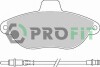 Комплект гальмівних накладок, дискове гальмо - (425150, 425151, 71711135) PROFIT 5000-1002 (фото 1)