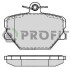 Колодки гальмівні (передні) Smart Fortwo/Cabrio/City-Coupe 98- (Bosch) - (0001431V002, 0001431V002000000, 0001431V003) PROFIT 5000-1162 (фото 1)