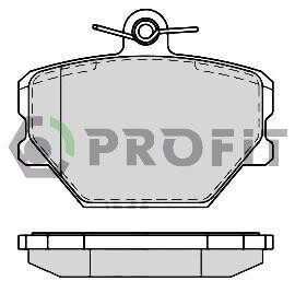 Колодки гальмівні (передні) Smart Fortwo/Cabrio/City-Coupe 98- (Bosch) - PROFIT 5000-1162