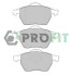 Колодки дискового тормоза - (8D0698151A, 8D0698151C, 8D0698151F) PROFIT 5000-1167 (фото 1)