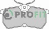 Комплект гальмівних накладок, дискове гальмо - (1075565) PROFIT 5000-1319 (фото 1)
