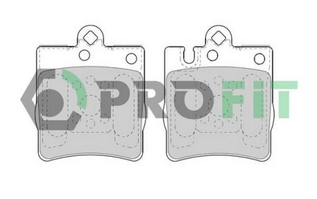 Колодки дискового тормоза - PROFIT 5000-1322