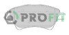 Колодки дискового тормоза - (7701207184, 7701207672, 7701209444) PROFIT 5000-1544 (фото 1)