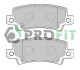 Колодки дискового тормоза - (0446602160, 0446602020, 0446602040) PROFIT 5000-1574 (фото 1)