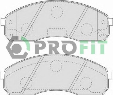 Фото комплект гальмівних накладок, дискове гальмо - PROFIT 5000-1595 Комплект гальмівних накладок, дискове гальмо - PROFIT 5000-1595