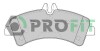 Колодки дискового тормоза - (0044208120, 0054207420, 2E0698451A) PROFIT 5000-1779 (фото 1)