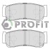 Комплект гальмівних накладок, дискове гальмо - PROFIT 5000-1910 (фото 1)