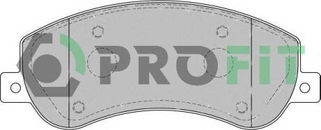 Фото колодки дискового тормоза - PROFIT 5000-1928 Колодки дискового тормоза - PROFIT 5000-1928