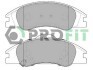 Колодки дискового тормоза - (581012FA10, 581012FA20, 581012FA21) PROFIT 5000-2050 (фото 1)