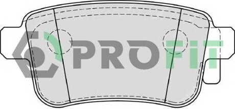 Колодки дискового тормоза - PROFIT 5000-4186