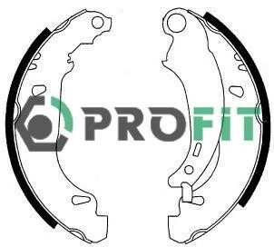 Комлект тормозных накладок - PROFIT 5001-0576