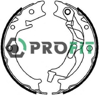 Комлект тормозных накладок - PROFIT 5001-4017